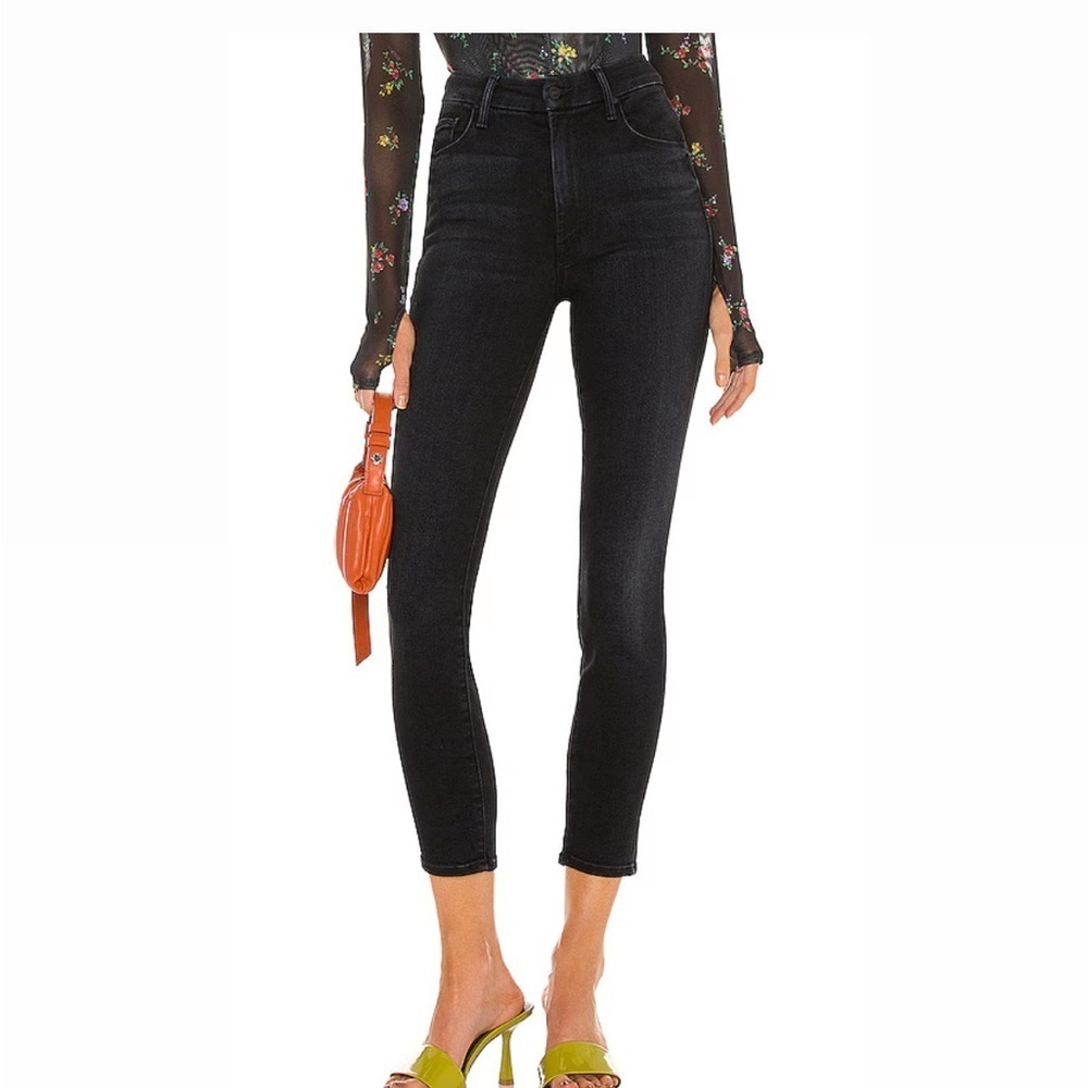 MOTHER High Waisted Looker Ankle in Encounters At Night